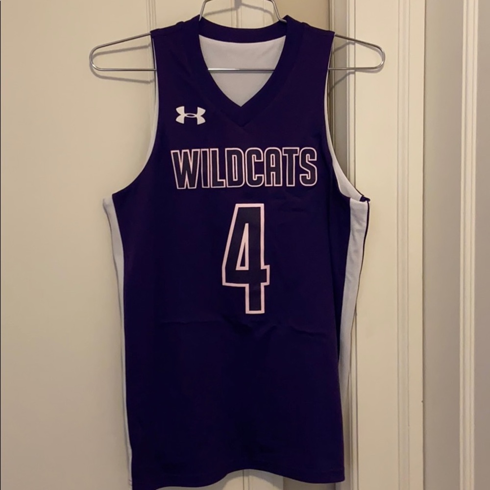 New! Reversible Northwestern youth b-ball jersey
